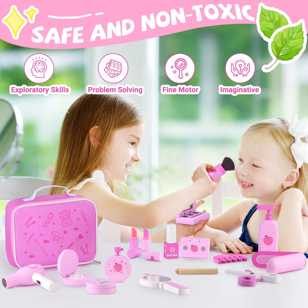 GAGAKU wooden eyeshadow piece for creative makeup pretend play.