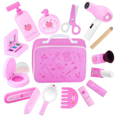 GAGAKU wooden makeup bag for kids, ideal for organized pretend play sessions.