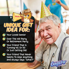 Gagster Funny Senior Gag Gift invites sharing laughs during gatherings and celebrations.