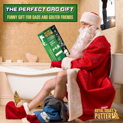 Gagster Royal Squat Putter gag gift for golfers and prank lovers.