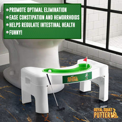 Gagster Royal Squat Putter portable toilet golf for travel and quick play.