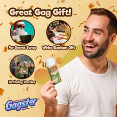 Gagster secret weapon of laughs, portable underwear gag gift for parties and trips.