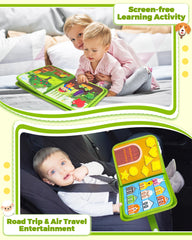 Gagule Busy Book Farm dressing sheep—Velcro dressing supports practical play for toddlers.