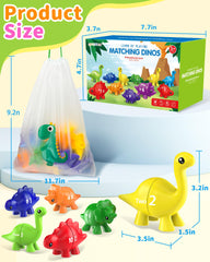 Gagule double-sided number dinosaurs with storage box promote organized, mess-free learning.