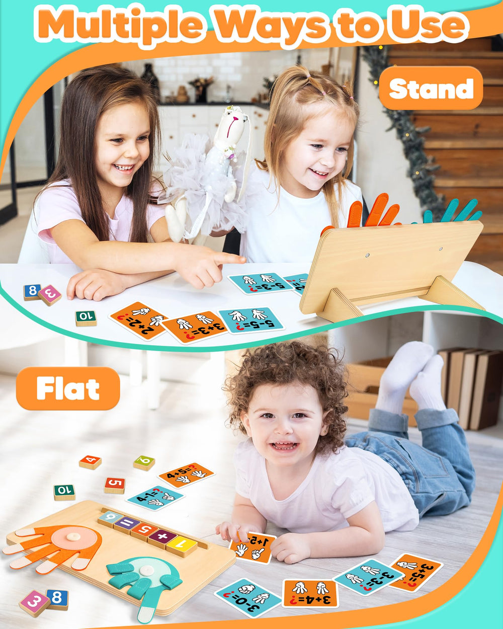 Gagule holder set keeps pieces organized for easy setup.