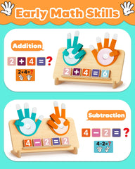 Gagule number counting blocks reinforce visual math concepts for preschoolers.