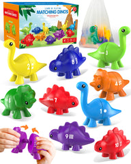 Gagule Number Dinosaurs set with drawstring bag for organized play and learning.