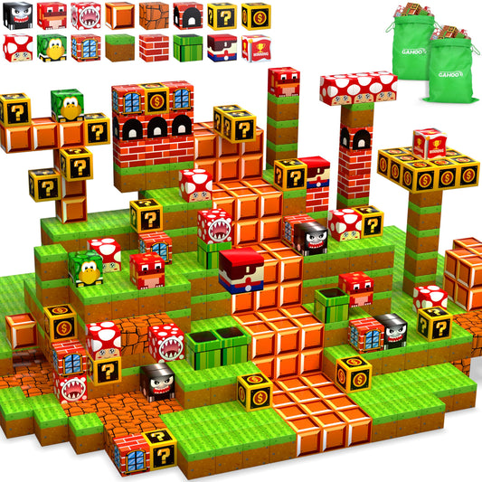 GaHoo magnetic blocks 200pcs collection for imaginative building and endless play.