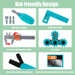 GAIETYDIY ruler and level support accurate pretend builds and measurements
