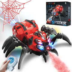 GAIETYDIY remote control spider toy shows lifelike movement for spooky pranks.