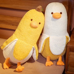 GailiMaiYa Banana Duck plush cuddle buddy for play or sleep.