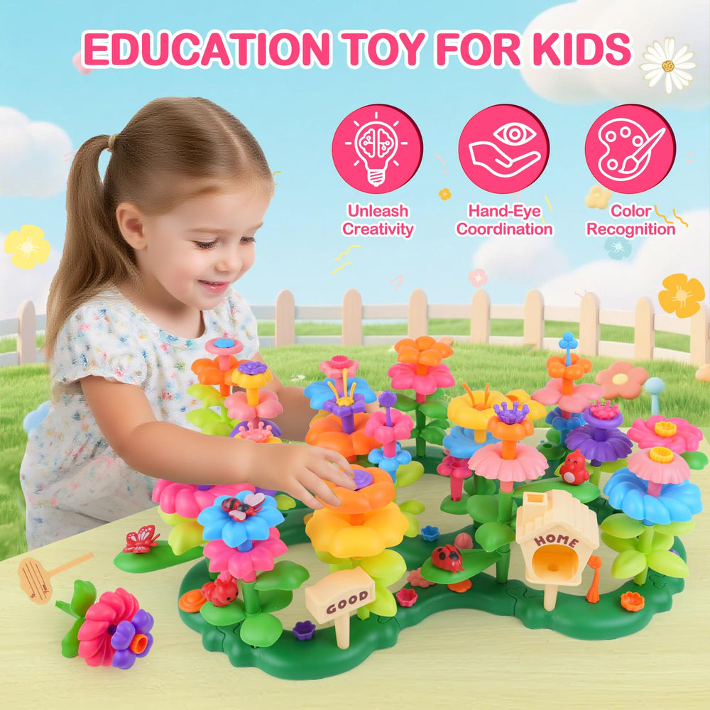 Gaitel Flower Garden easy snap connections for small hands