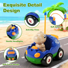 Gaitel RC Dinosaur Car Set side view; compact and easy to handle