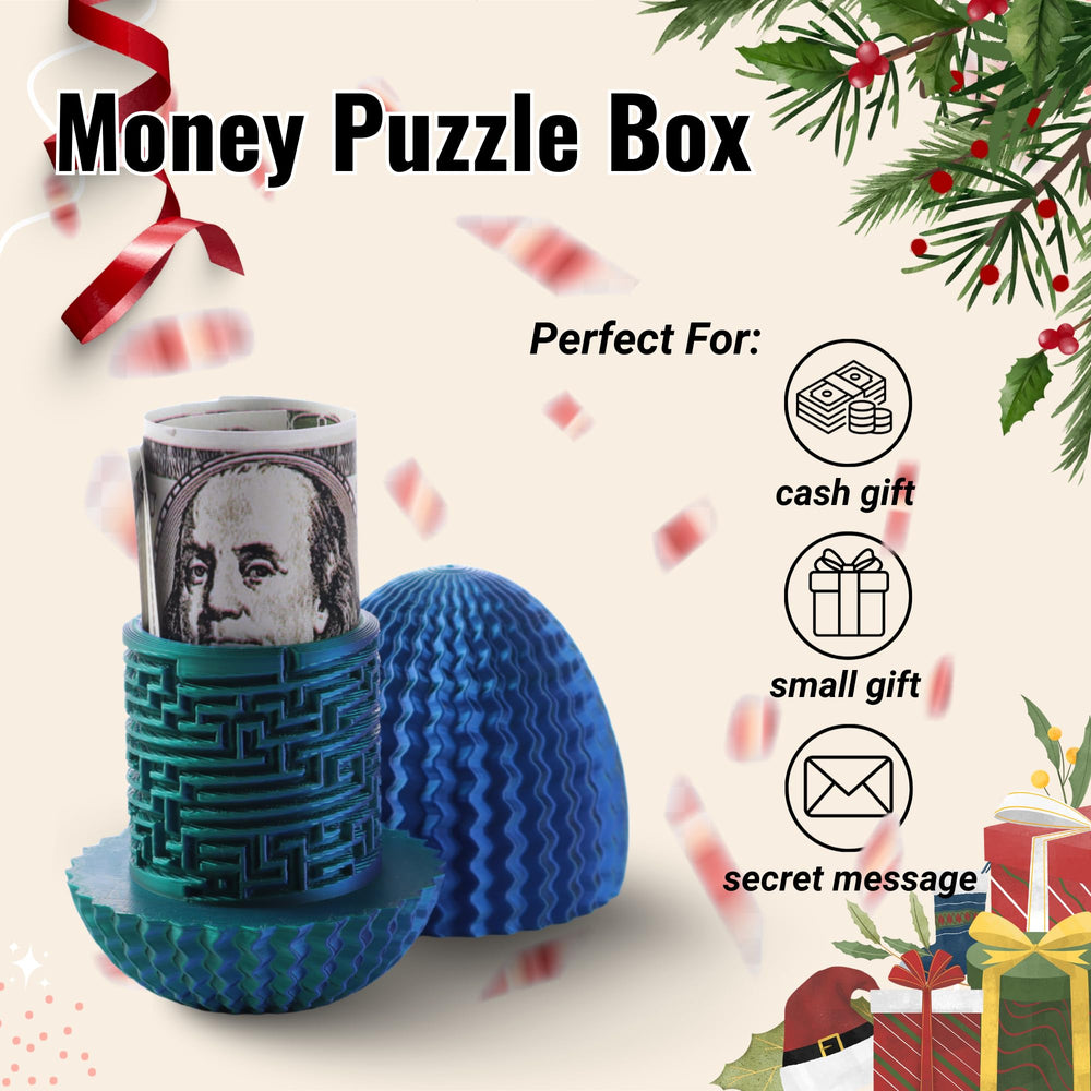 Galapopo Mystery Egg Puzzle Box secret-storage cash slot keeps gifts secure.