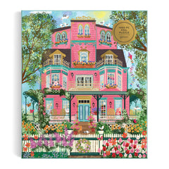 Completed Capeside Victorian puzzle measures 27 by 20 inches