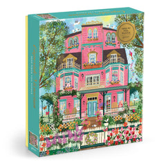 Galison Capeside Victorian foil puzzle cover with intricate manor artwork for a relaxing challenge