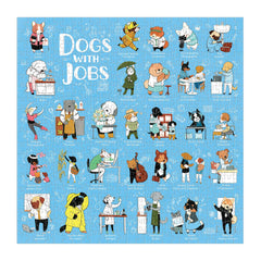 Galison Dogs with Jobs puzzle shows Great Dane graphic designer.