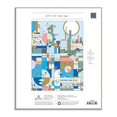 Galison Frank Lloyd Wright City By The Sea educational insert supports guided play.