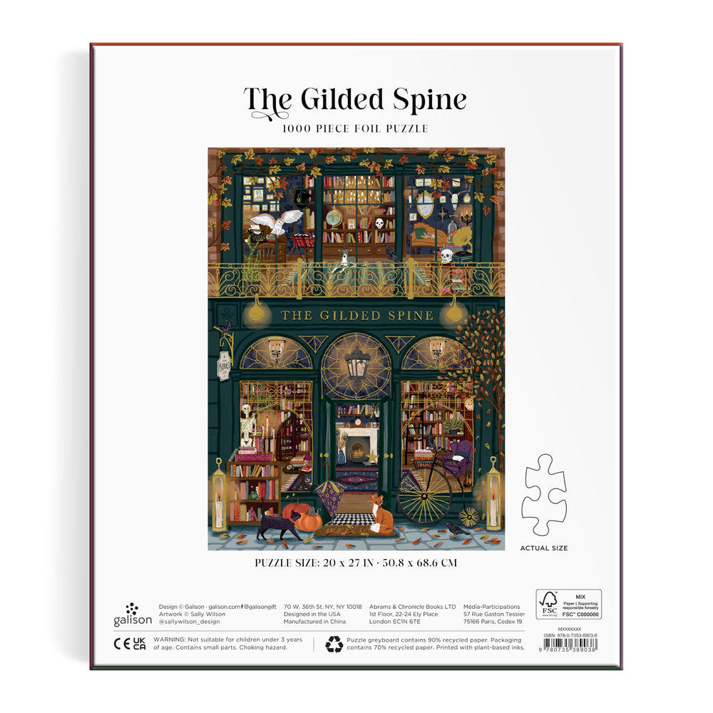 Galison thick ribbon-cut puzzle pieces showing texture and durable construction