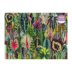 Galison Houseplant Jungle puzzle showcases succulent variety for engaging, colorful puzzle sessions.