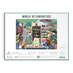 Galison World of Curiosities bright artwork detail enhances display appeal.