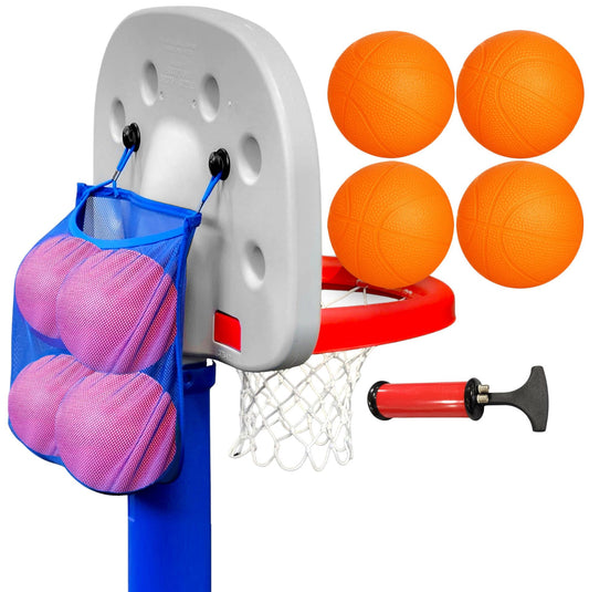 Galvanox mini basketballs orange offer soft grip and durability.