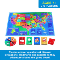 Game Zone Great States fact cards display state birds and flowers for curious minds.
