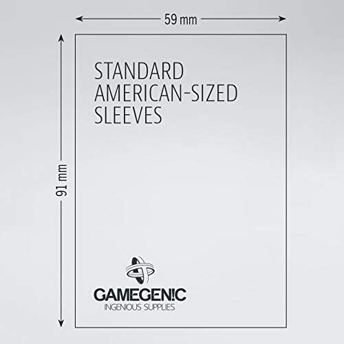 Gamegenic 50ct sleeves fit standard American cards