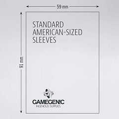 Gamegenic 50ct sleeves fit standard American cards