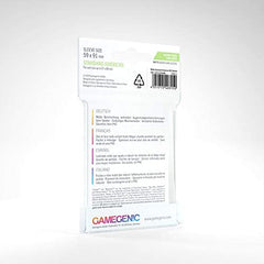 Close-up of Gamegenic matte sleeve texture and reinforced thickness