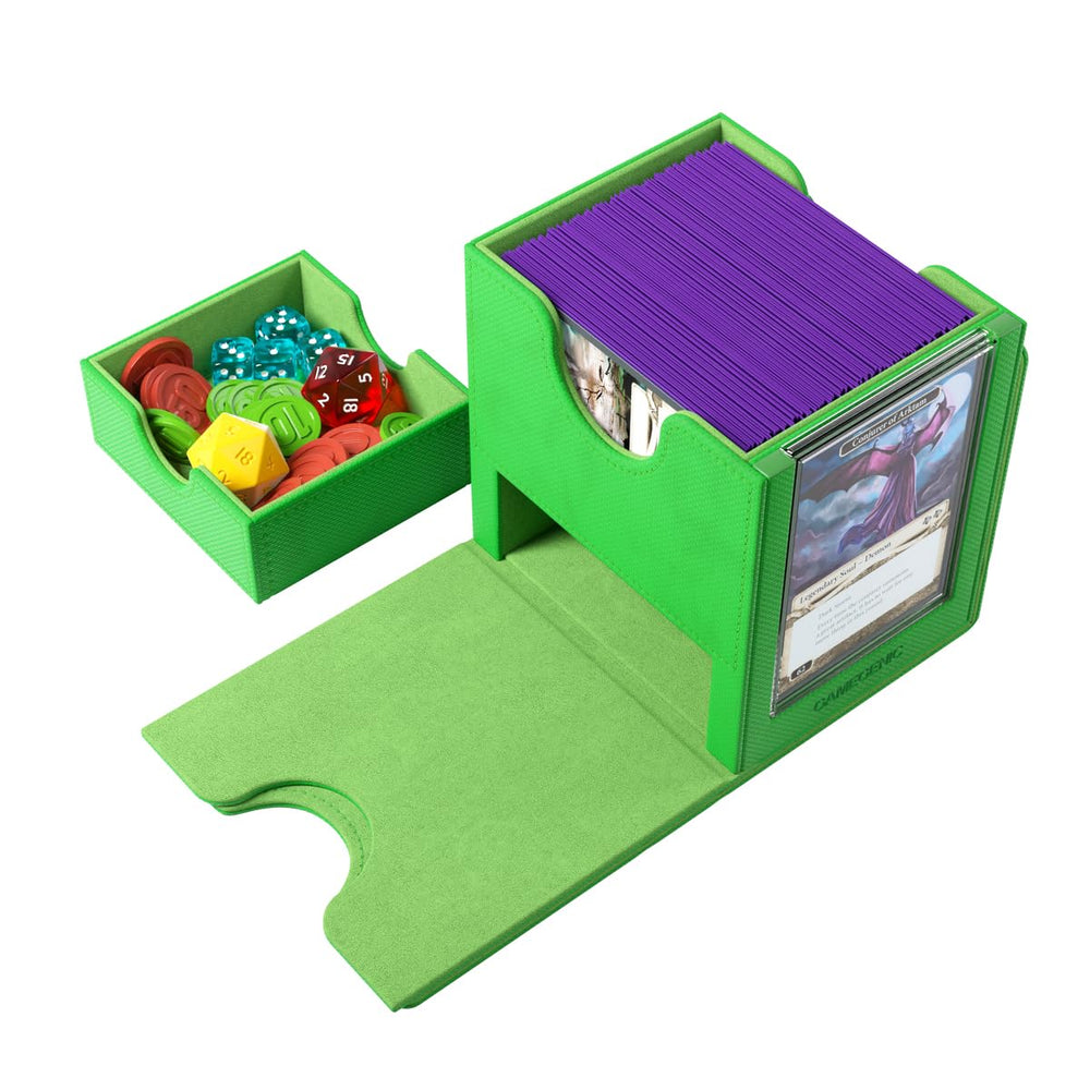 Gamegenic Sidekick Pro 100+ XL convertible bottom clip saves space on the table.