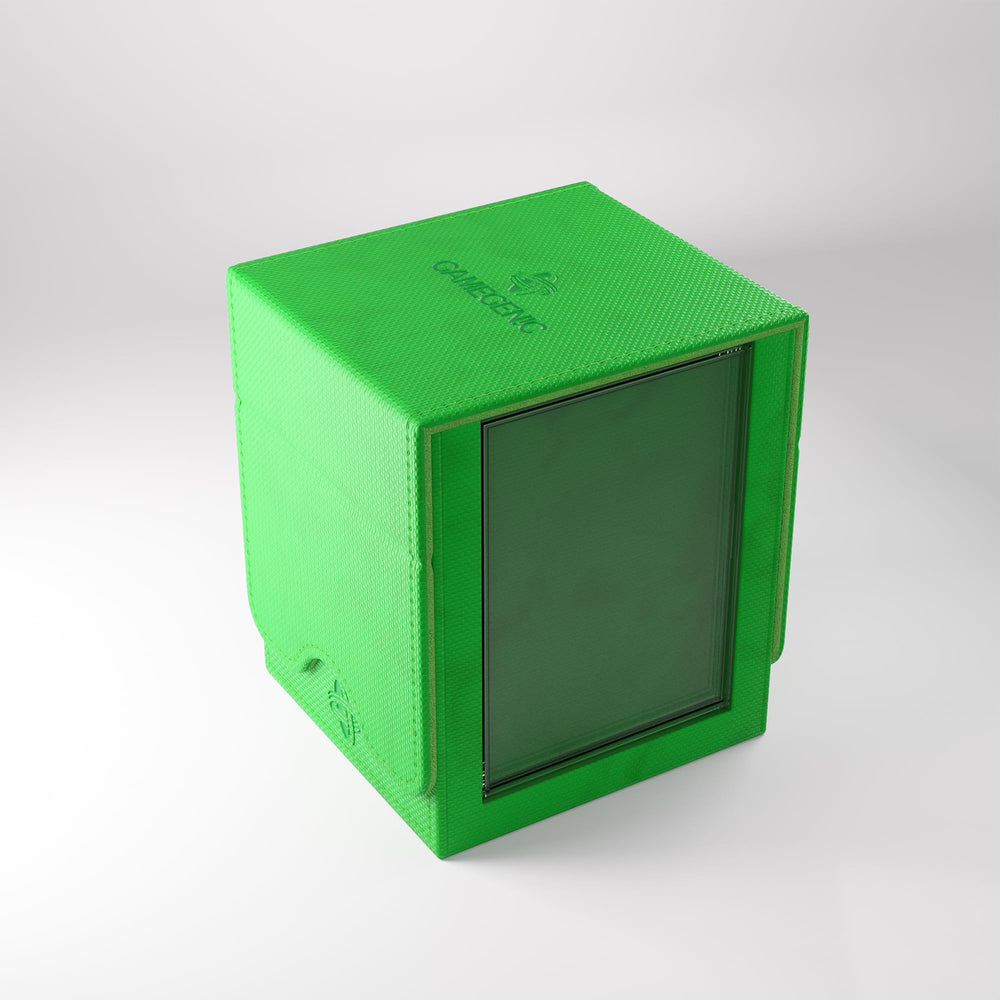 Green color variant of the Gamegenic Squire Plus deck box