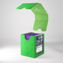 Magnetic closure keeps the deck box securely closed