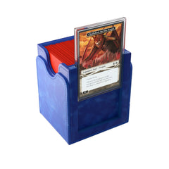 Gamegenic Squire Plus interior with extra thick inner sleeves safeguards double-sleeved cards.