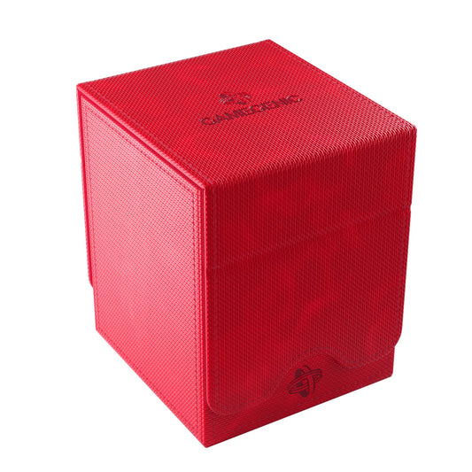 Gamegenic Squire Plus 100+ XL red deck box with high capacity for double-sleeved cards.