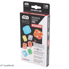 Gamegenic Star Wars Unlimited Premium Tokens Pro Twin Suns format fits ready for action.