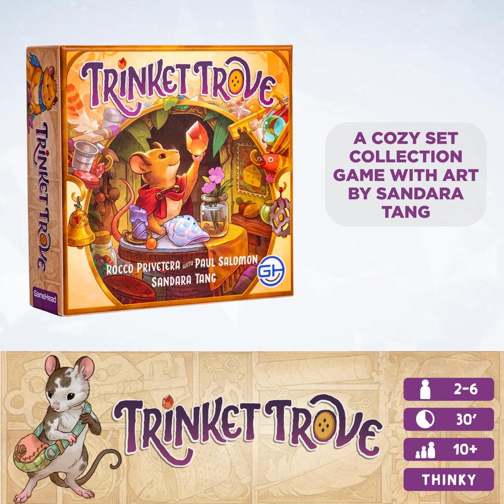 GameHead Trinket Trove bidding round showing hidden bids fosters quick strategic rounds.