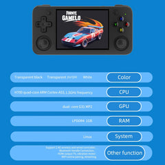 GameLo RG35XX H emulation library with 64GB card for PSP and classic games