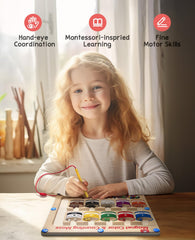 GAMENOTE 65 magnetic beads in 10 colors for counting and sorting play