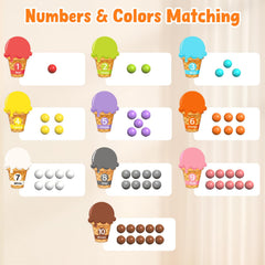 GAMENOTE colorful beads inside maze promoting sorting and fine motor practice.
