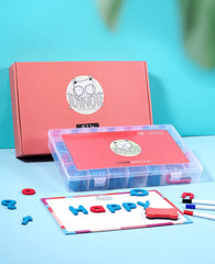 GAMENOTE whiteboard pens and eraser included for quick practice.