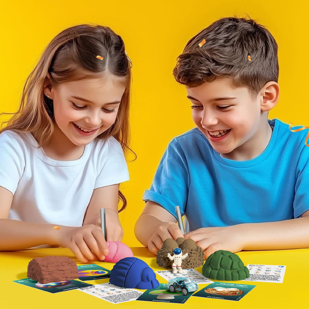 Gamerside STEM toy promotes learning through digging and exploration.