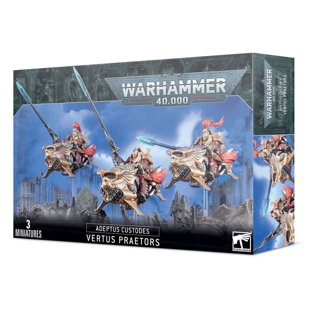 Games Workshop Adeptus Custodes Vertus Praetors miniature for tabletop battles