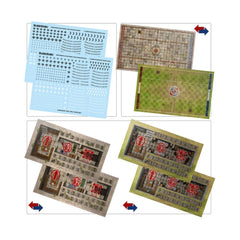Games Workshop Blood Bowl Third Season Edition rulebook and dice provide essential gameplay components