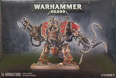 Games Workshop Chaos Helbrute front view, imposing centerpiece for tabletop battles