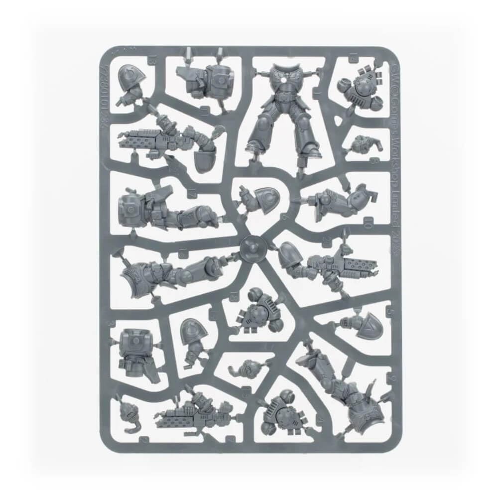 Games Workshop Citadel paints six colours for Space Marines basing and detail.