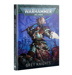 Games Workshop Grey Knights Codex cover shows rules and background for battles