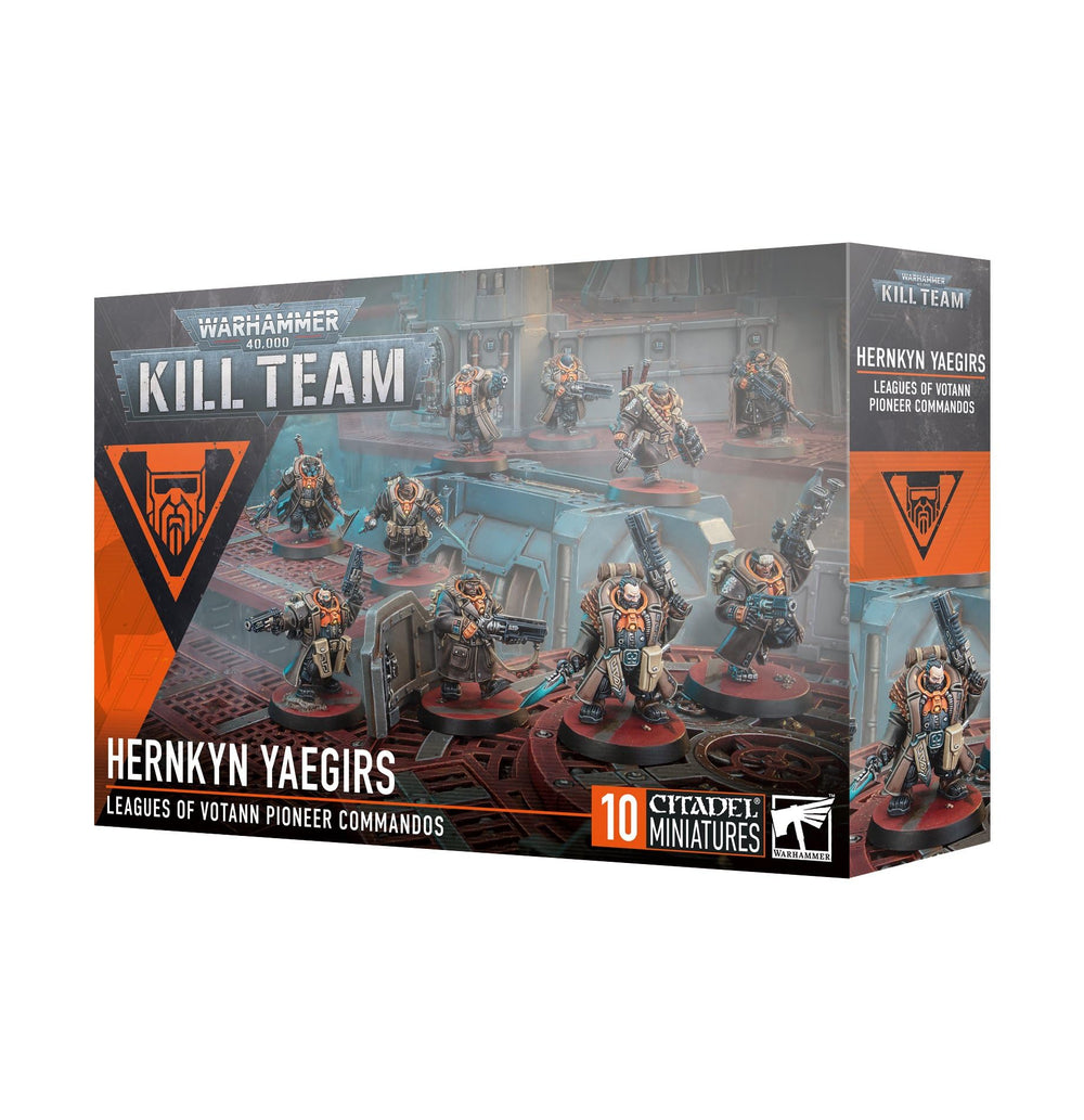 Games Workshop Hernkyn Yaegirs figure in dynamic pose for Kill Team battles and display.