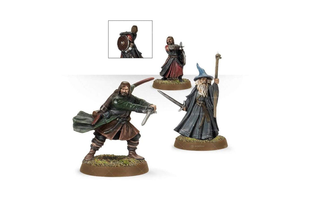 Games Workshop Middle Earth miniature in diorama-ready pose for display and play.