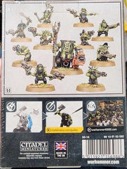 Games Workshop Runtherd kit with spares for varied Ork leadership.
